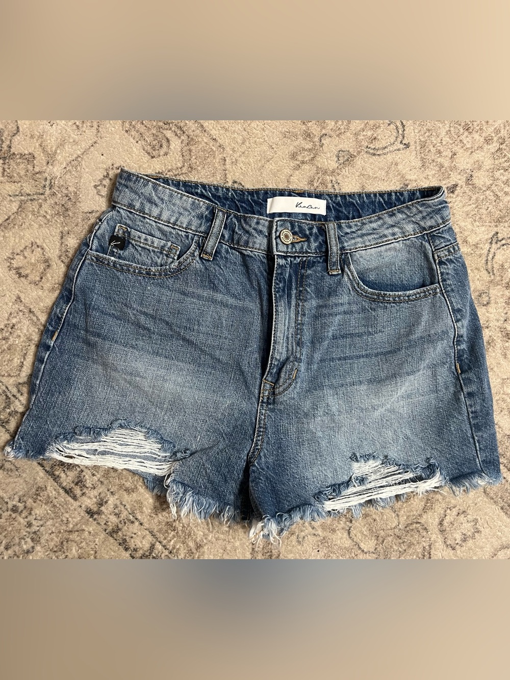 Kancan Ivanna Ultra High Rise Mom Shorts